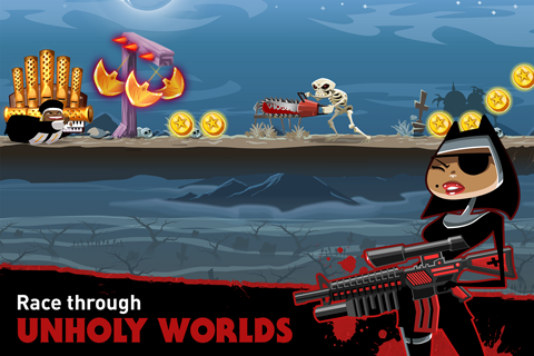 Nun Attack: Run & Gun