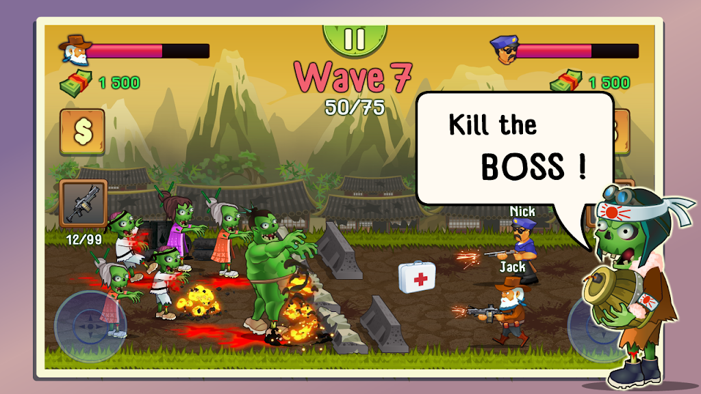 Two guys & Zombies: Hotseat