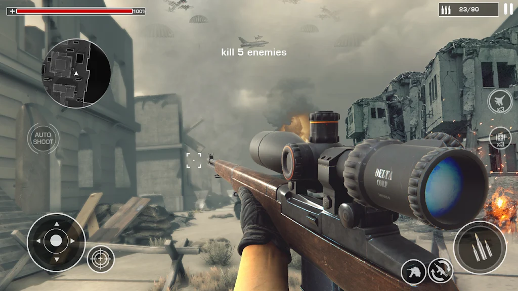 WW2 Sniper 3D: FPS War Games