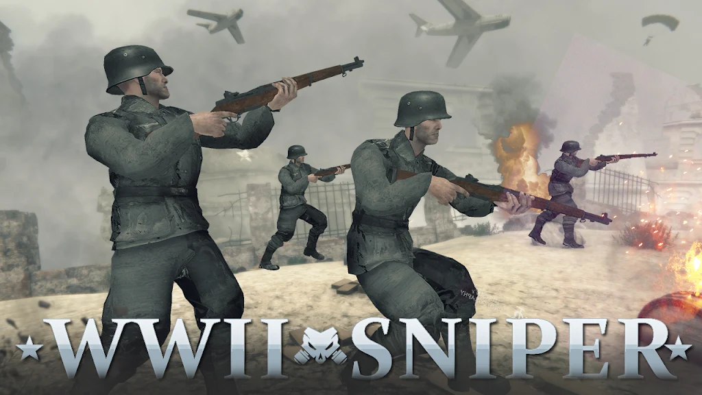 WW2 Sniper 3D: FPS War Games