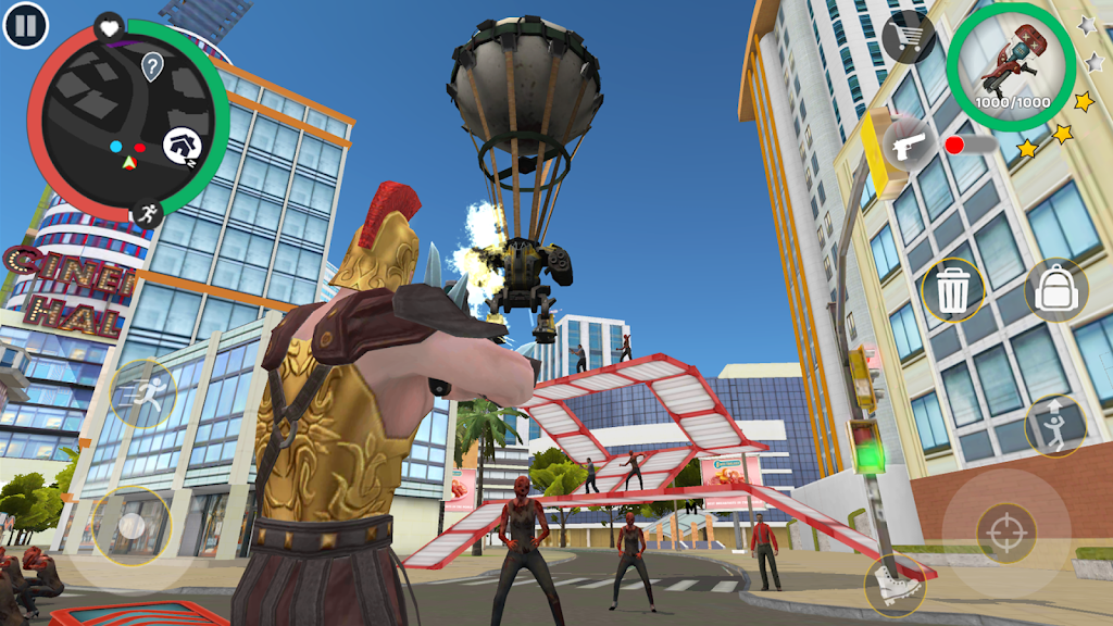 Rope Hero: Cheatground MOD