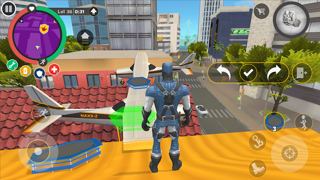 Rope Hero: Cheatground MOD