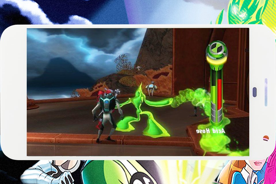 Ben Vilgax Attacks Alien Force Fighting