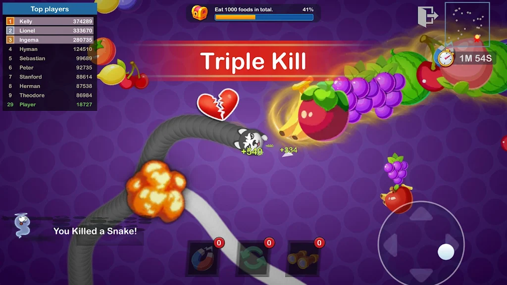 Worms Merge: idle snake game