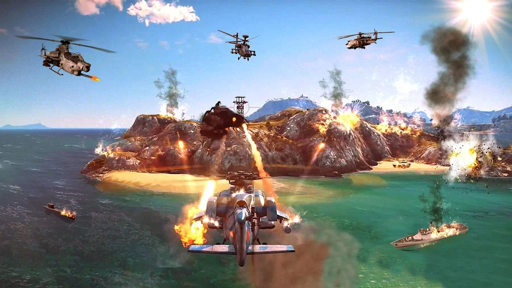 Gunship Strike 3D : Armey Helicopter games