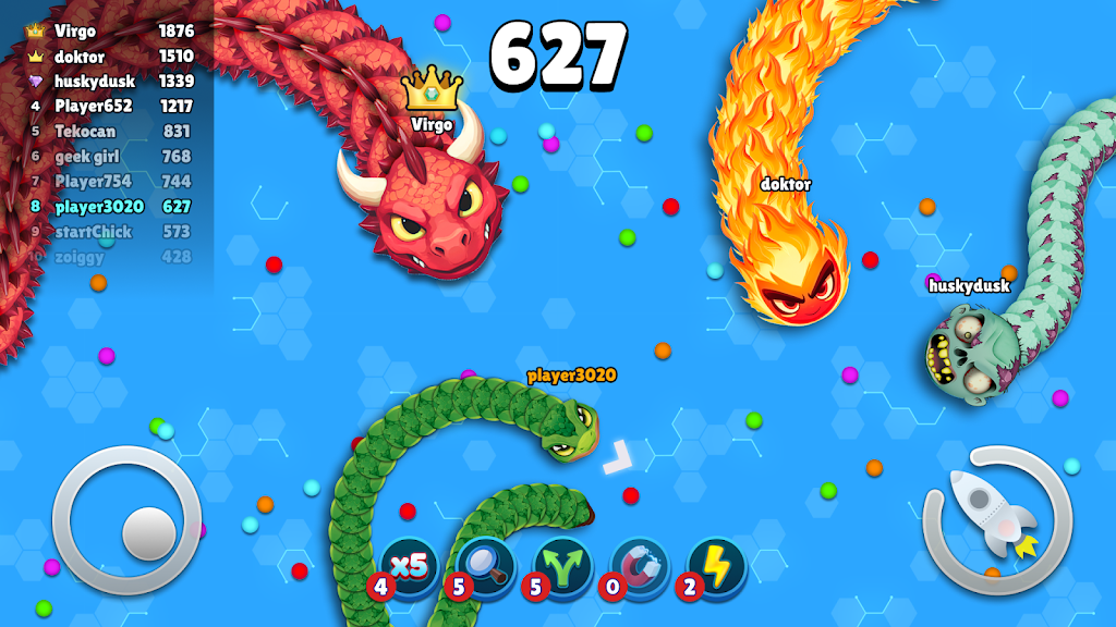 Snakes Zone .io: Battle Arena