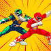 Hero Dino Ninja Ranger Retro