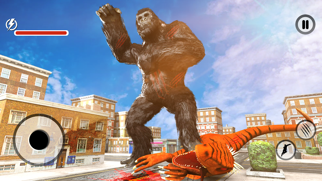 Dino T-Rex Vs Kong Fight Game