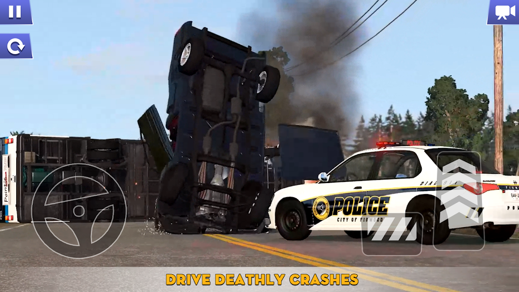 Car Crash Simulation 3D Games