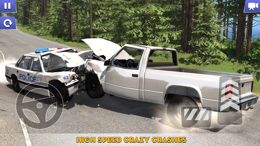 Car Crash Simulation 3D Games
