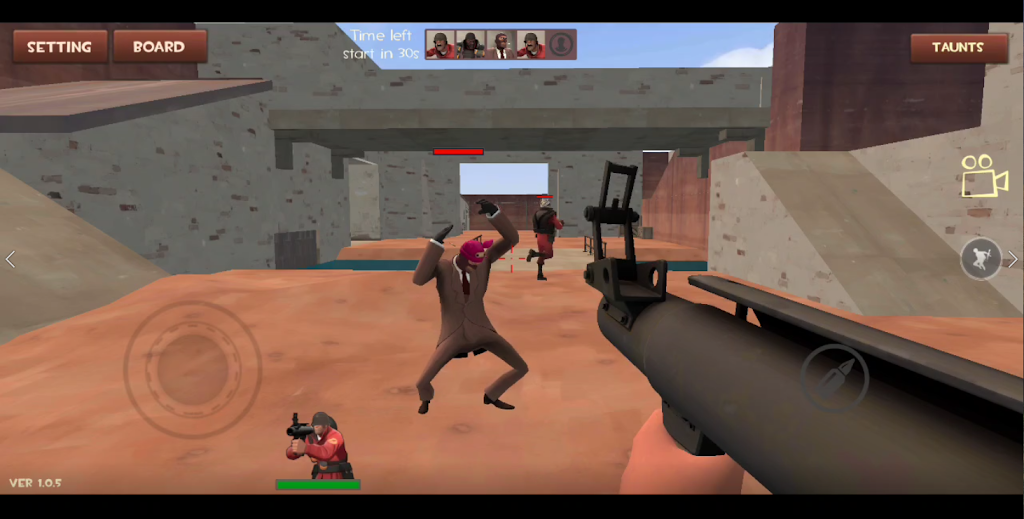 Teams of Fortress 2 Emulator on Mobile