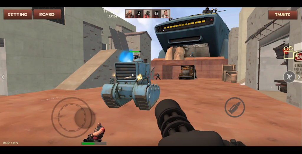 Teams of Fortress 2 Emulator on Mobile