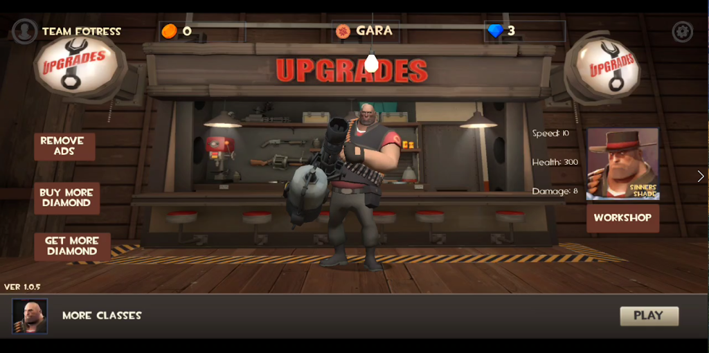 Teams of Fortress 2 Emulator on Mobile