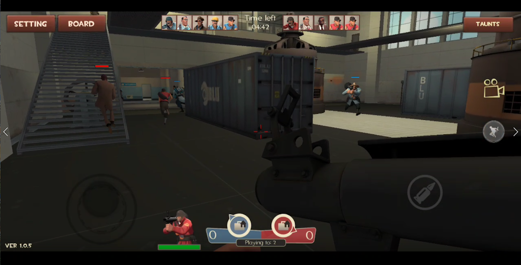Teams of Fortress 2 Emulator on Mobile