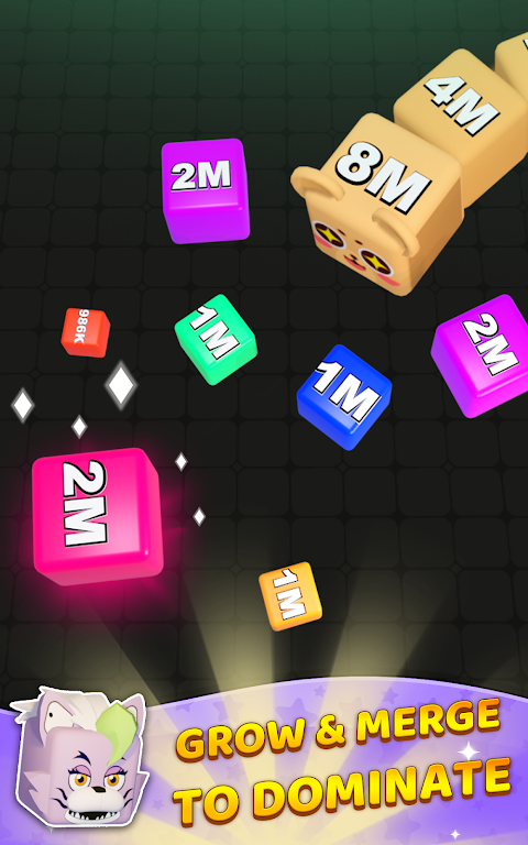 Jelly Cube Run 2048 - Merge io