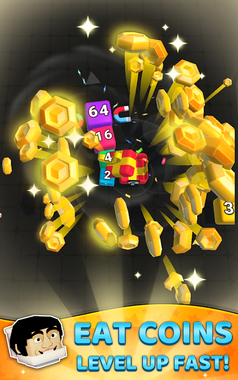 Jelly Cube Run 2048 - Merge io