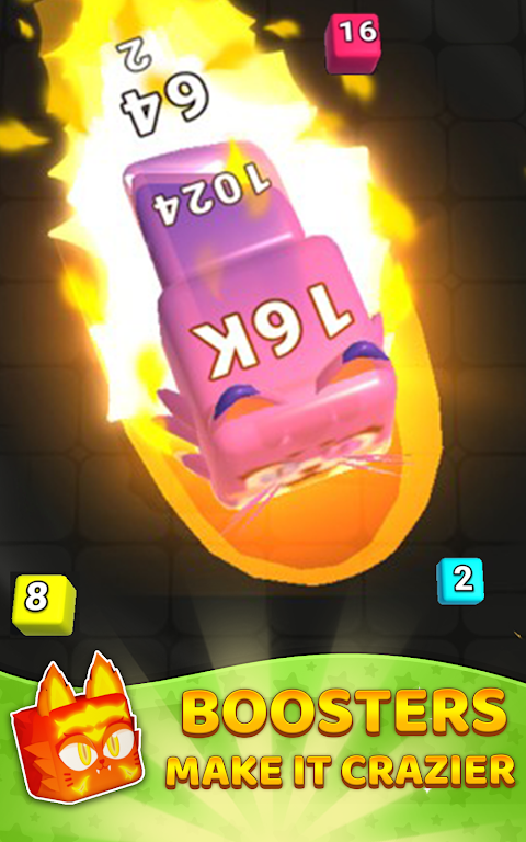 Jelly Cube Run 2048 - Merge io