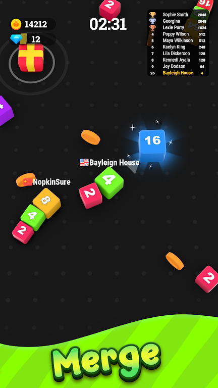 Jelly Cube Run 2048 - Merge io