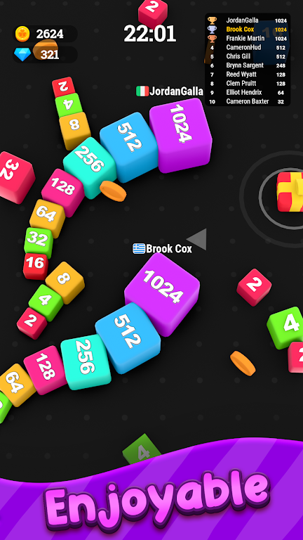 Jelly Cube Run 2048 - Merge io