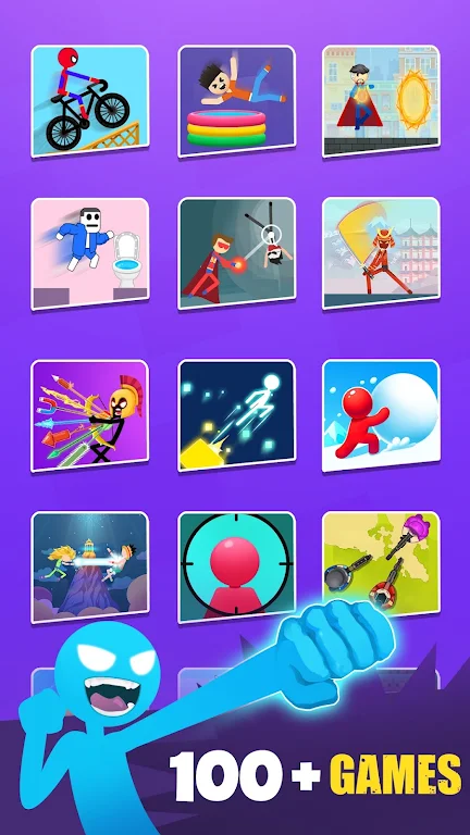 BonBon Stickman World Games