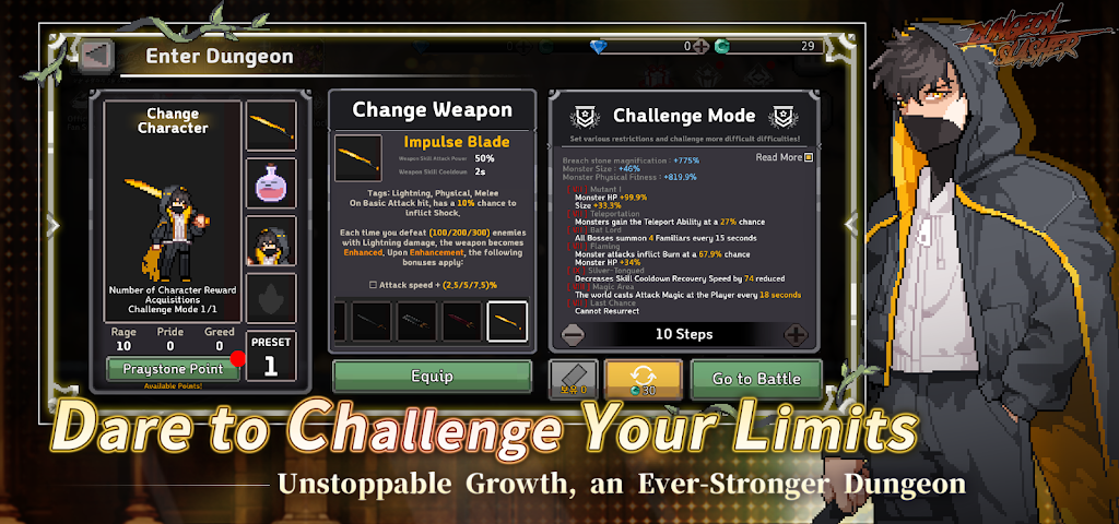 Dungeon Slasher : Roguelike