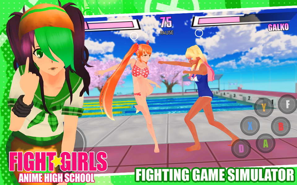 Fight Girls Anime High School