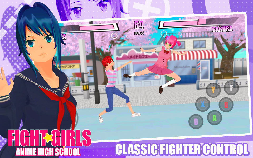 Fight Girls Anime High School