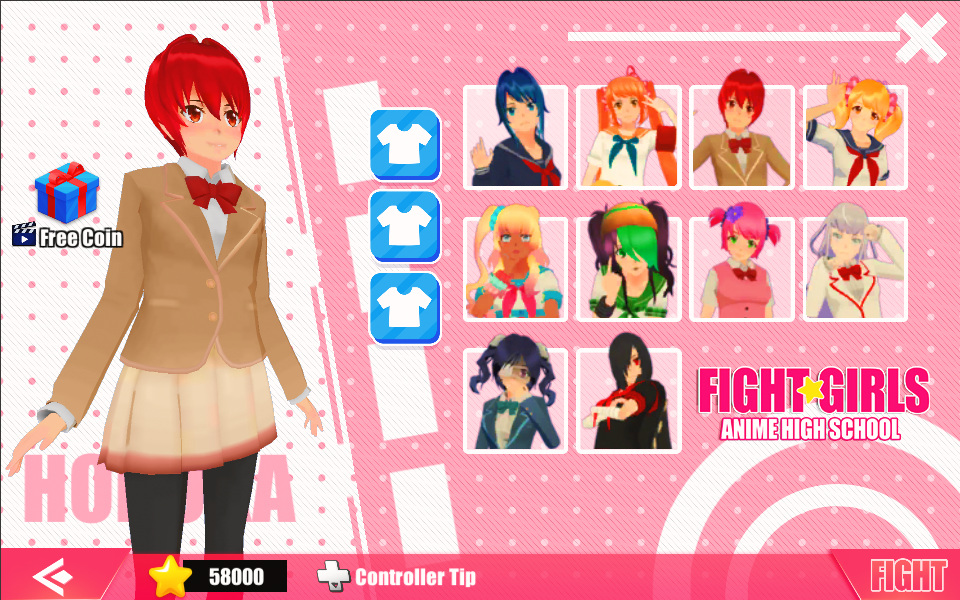 Fight Girls Anime High School