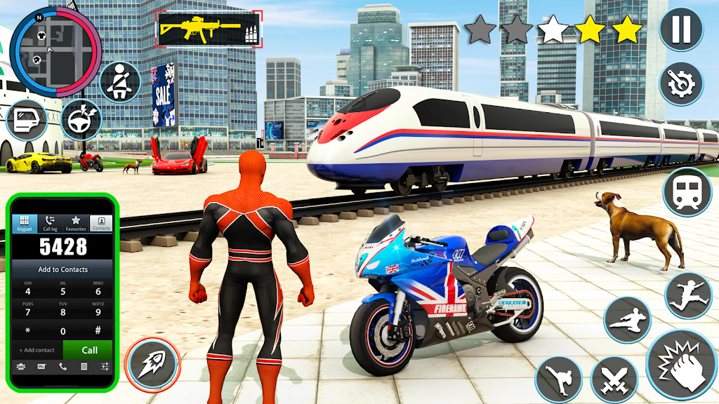 Super Rope Hero Crime Mafia 3D