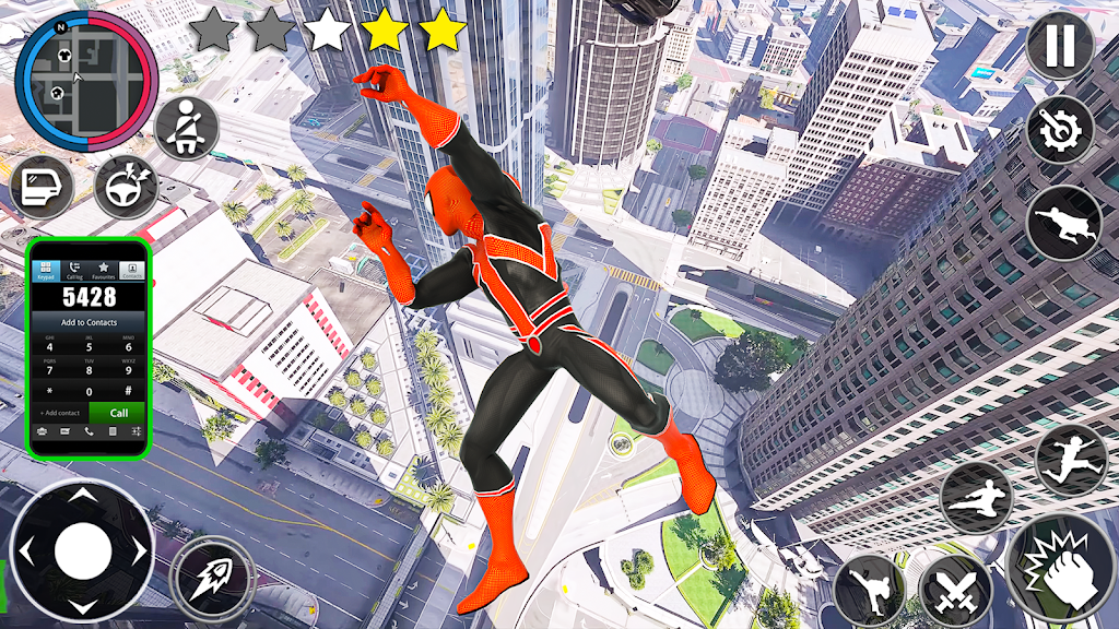 Super Rope Hero Crime Mafia 3D