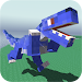 Blocky Dino Park Raptor Attack