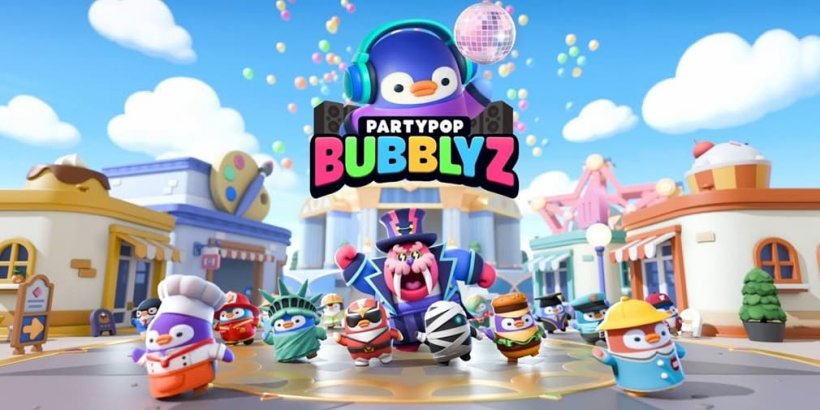 Party Pop Bubblyz brings a suspiciously familiar penguin party to pre-registration on Android and iO
