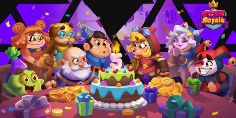Rush Royale celebrates 100 million downloads and five years of battle with new special event