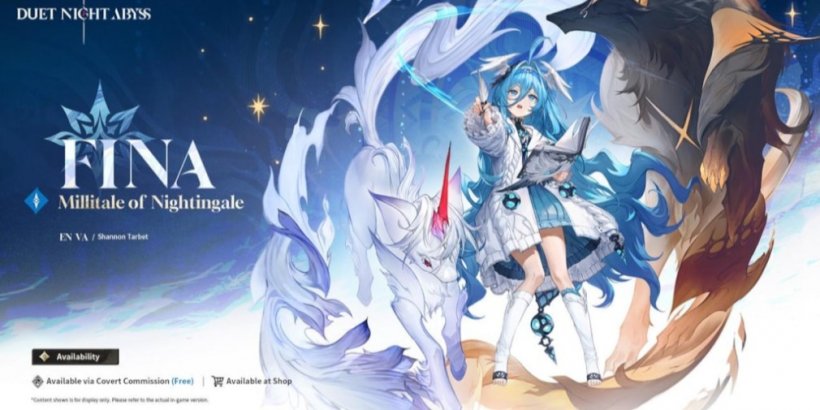 Duet Night Abyss welcomes Fina to its roster as part of the first post-launch update
