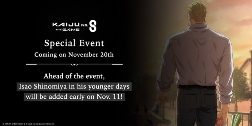 Kaiju No. 8 The Game introduces latest update with a brand-new version of Isao Shinomiya