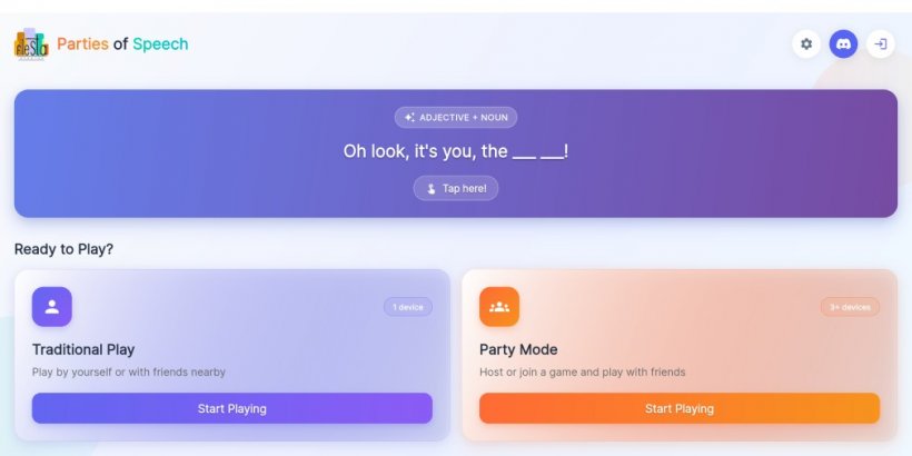 Parties of Speech brings chaotic wordplay and group storytelling to Android