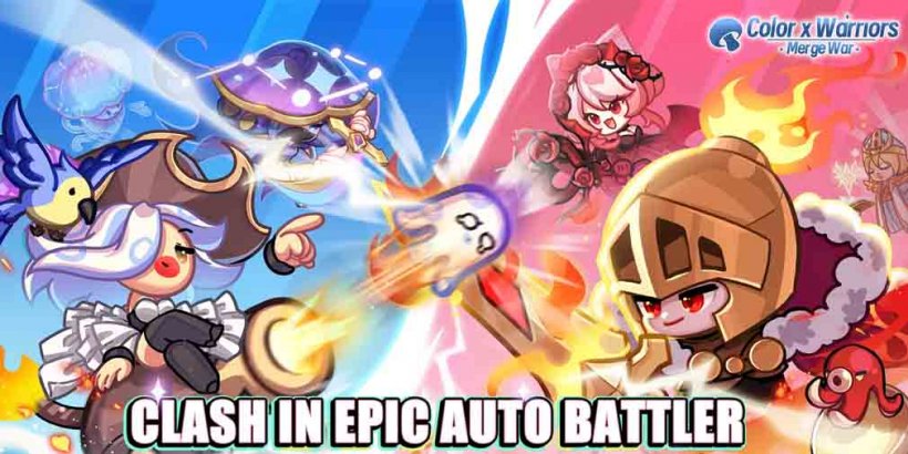 Color x Warriors: Merge War lets you restore colours to a fading world across an auto-battler, out n