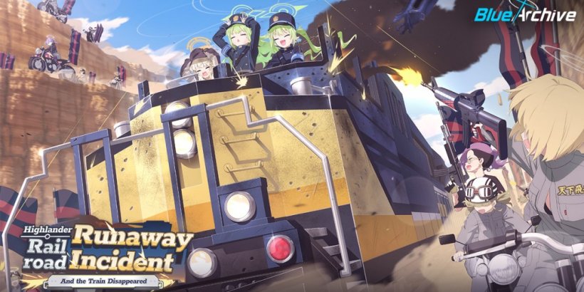 Blue Archive steams forward with the Highlander Railroad Runaway Incident update