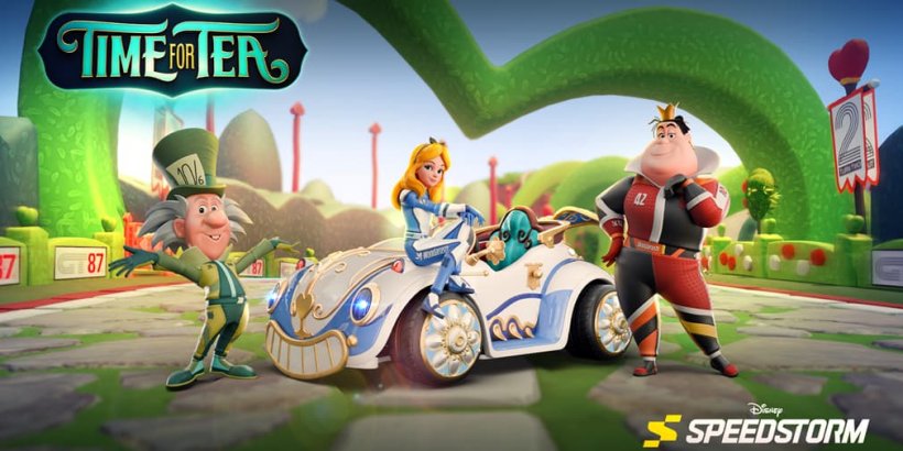 Disney Speedstorm takes you down the rabbit hole with its 15th season Time for Tea