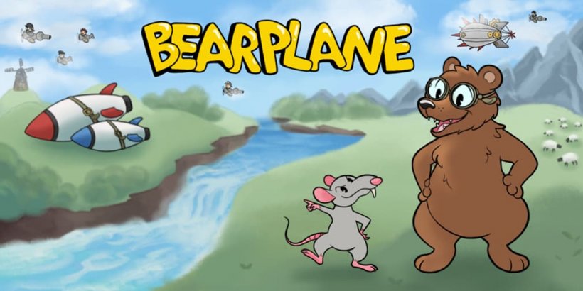 Bearplane is out now on mobile with a 1940s-inspired cartoon shoot 'em up