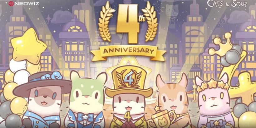 Cats & Soup celebrates four years of adorable feline fun with new anniversary event