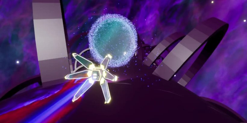 Astro Glider takes you on a fun-filled journey through a kaleidoscopic galaxy on iOS