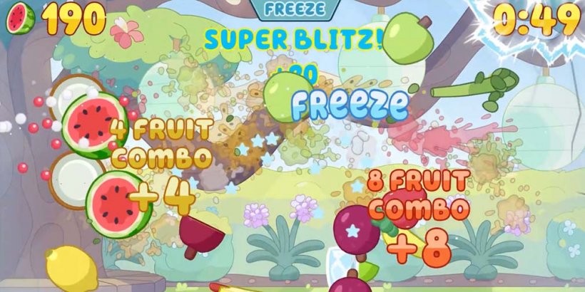 Fruit Ninja Classic+ wraps up its multi-part Bluey crossover with Fruit Salad event