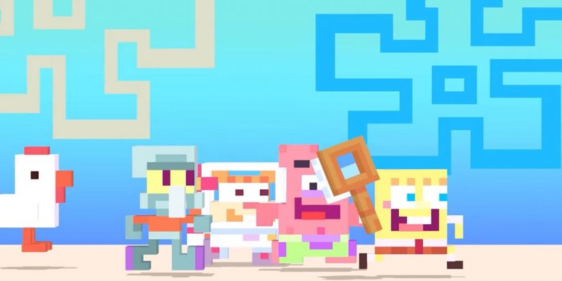 Crossy Road Castle teams up with SpongeBob SquarePants for new collab
