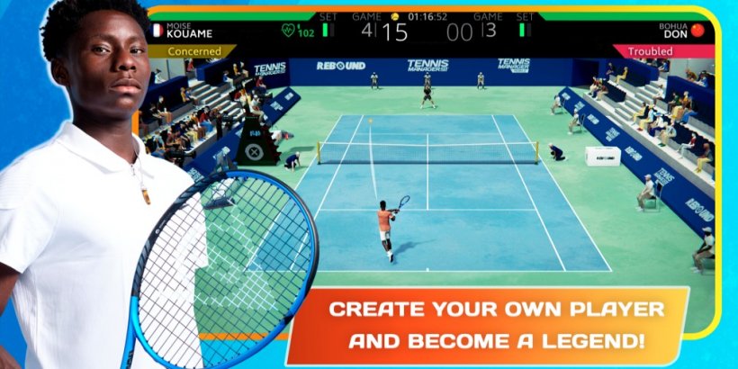 Tennis Manager 25: My Player is a career-driven tennis RPG that is now available for pre-registratio