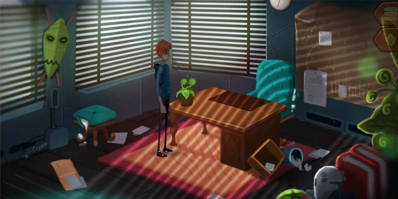 Mutropolis is a hand-drawn point-and-click adventure set in an abandoned Earth with evil ancient god