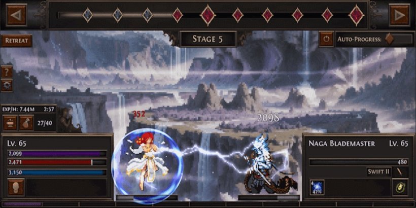 Echoes of Creation offers deep character customization combined with idle mechanics packaged in a fa