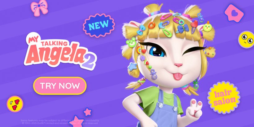 My Talking Angela 2’s new Hair Salon lets you make over the titular superstar with unique glamorous